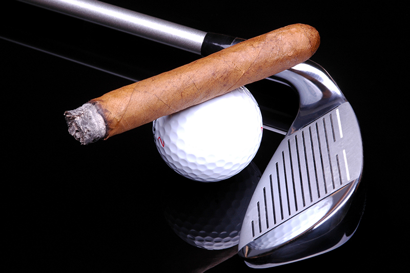 Golf and cigars 