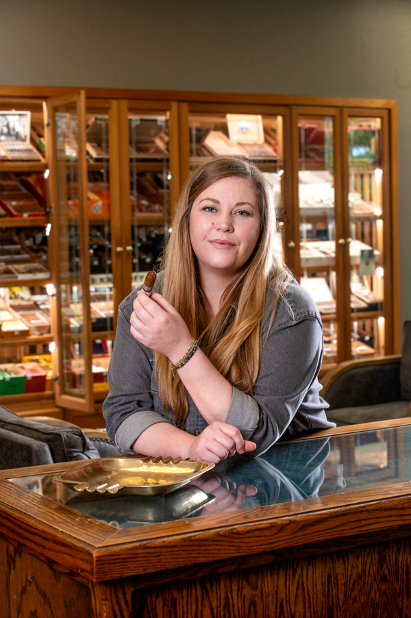 Squire Cigars's Kim Squires | Photo by Julie Hughes