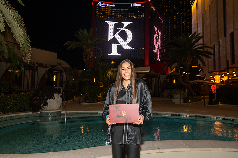 Kelsey Plum | Resorts World Las Vegas, Kingmakers Cigars Collaboration