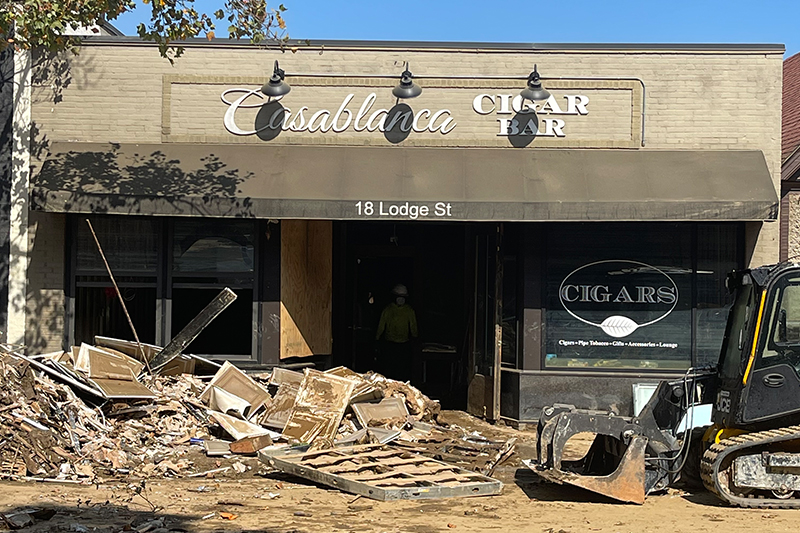 Casablanca Cigar Bar | Asheville, NC | Hurricane Helene